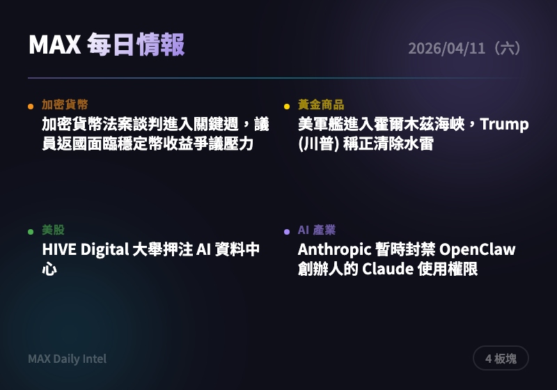 2026-04-11 每日情報摘要